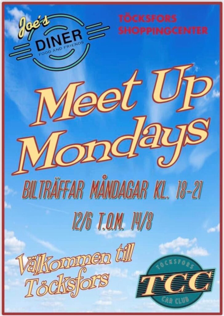 Meet up mondays affisch